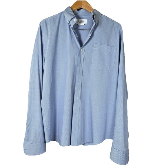 Ministry of Supply Other - Ministry of Supply mens long sleeve casual shirt blue check L business casual